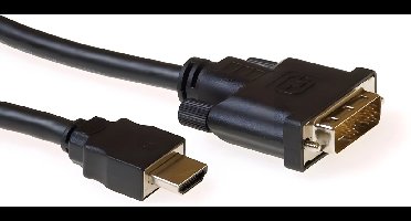 Ewent - Video/audio-kabel - HDMI / DVI - DVI-D (M) naar HDMI (M) - 2 m - zwart
