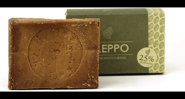 Handgemaakte Aleppo Zeep met Olijfolie en 25% Laurierolie - Puur & Biologisch