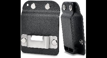 Rolmaathouder voor aan de riem, platte rolmaatclip voor aan de riem, geschikt voor gereedschapsriemen tot 5 cm, rolmaathouder, accessoires voor elektriciens, timmerlieden en loodgieters