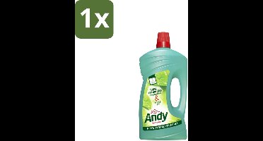 1 x Andy - Vertrouwd - Allesreiniger - Fris & Vertrouwd - 1L - Allesreiniger - Natuurlijke Reiniger - Fris Aroma - Milieuvriendelijk Schoonmaken - Hardnekkig Vuil