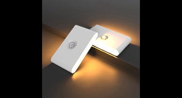Ynkkvre – Nachtlampje – 2 Stuks – LED met Bewegingssensor – Oplaadbaar via USB – Magnetische LED Inductielamp – Voor Slaapkamer, Badkamer, Keuken, Gang en Trap