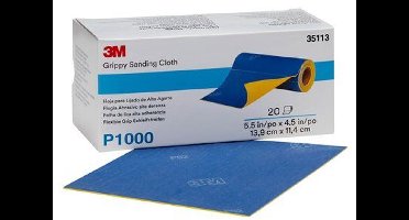 3M 35113 Flex Grip Schuurdoekjes P1000 - 20 stuks in doosje