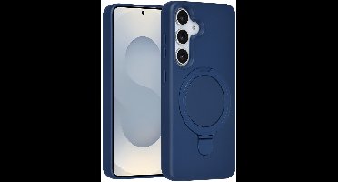 TUNIQ telefoonhoesje voor Samsung Galaxy S25 - MagSafe met ringstand - Donkerblauw