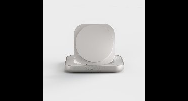 Zens Magnetic Nightstand Charger 1× Qi2 15 W MagSafe Apple StandBy draadloze lader iPhone Wit