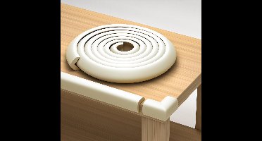 Oneay 2 meter lange meubelhoekbeschermers, beschermende schuimrubberen pads, kindveilige hoekbeschermers, geschikt voor tafels, open haarden en aanrechtbladen.