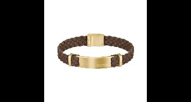 BOSS - 1580607S - Armband - Heren - bruin - 17,5cm - DYLAN