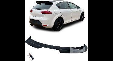 Dakspoiler Spoiler Cap Voor Seat Leon 1P Facelift (2009–2012) Glans Zwart Extention