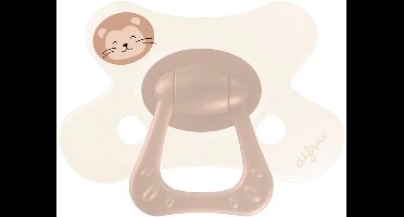 Difrax Natural Fopspeen - 12+ Mnd - Little Brown Lion