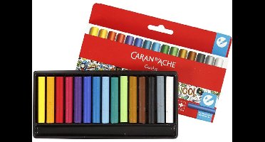 Caran d'Ache waskrijt junior set 15 stuks kleurpotloden creatief.
