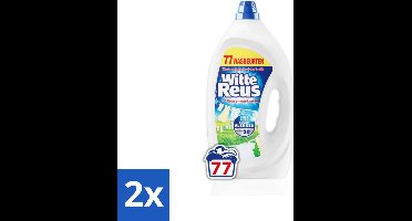 Witte Reus - Vloeibaar Wasmiddel - Witte Was - 77 Wasbeurten - Voordeelverpakking - 2 stuks