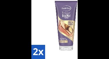 Andrélon - Oil & Care - Haarmasker - 180 ml - Voordeelverpakking - 2 stuks