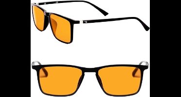 Blauw Licht Bril Zonder Sterkte - Blue Light Glasses - Computerbril - Zwart