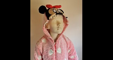 Onesie, Jumpsuit "Minnie Mouse" Glow in the Dark hooded maat 98/104 in box