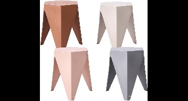 BELIANI KARAVOS - Tuinkruk set van 4 - Multicolor - Synthetisch materiaal