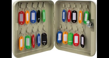 Sleutelkastje KF02605 20 x 15,5 x 6 cm Staal Lichtgrijs