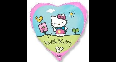 Hello Kitty folie ballon voor helium, Garden, 46 cm.