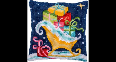 Vervaco - Kruissteekkussen kit - 40 x 40cm - Kerst - Arrenslee - PN-0206951