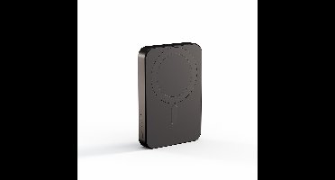 Zens Slim Aluminium Powerbank 10000 mAh 1× Qi2 15 W MagSafe magnetisch draadloze powerbank Zwart