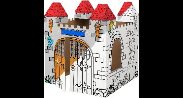 Bankers Box Play - Speelhuis stevig karton - Kasteel - Inkleurbaar