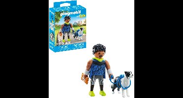 PLAYMOBIL My Life Jogger met Border Collie 71740