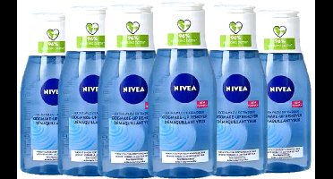 NIVEA Oog makeup Reinigingslotion - Extra mild - 6 x 125 ml