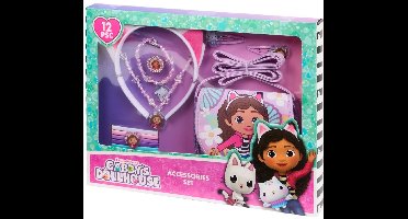 Gabby’s Dollhouse Accessoires Set – Compleet Kinderpakket met Tasje, Ketting, Ringen, Armbandjes, Haarelastiekjes, Haarband en Haarspeldjes – Perfect voor Verkleedfeestjes, Rollenspel, Carnaval, Verjaardagen en Creatief Speelplezier voor Fans