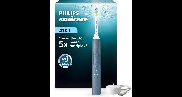 Philips Sonicare 4100 Series – Elektrische Tandenborstel – Blauw – Wittere tanden – HX4041/48