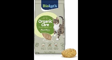 Biokat's Organic Care Plant fibres - 12 kg - Kattenbakvulling - Klontvormend - Zonder geur