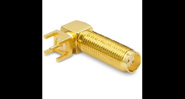 SMA Jack 90 ° PCB Draadlengte 16 mm