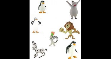 Madagascar - speelset 7 stuks - kunststof -