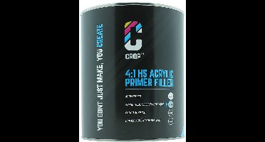 CROP 2K HS Acryl Primer Filler GRIJS VS2 - Blik 4 liter