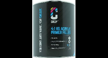 CROP 2K HS Acryl Primer Filler DONKER GRIJS VS4 - Blik 4 liter
