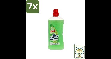 7 x At Home - Clean - Allesreiniger - Limoen & Eucalyptus - 1 L - Grootverpakking - Allesreiniger - Reiniging - Limoen - Eucalyptus - Huisreiniger