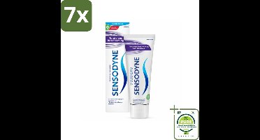 7 x Sensodyne Tandpasta Gum Protection 75 ml - Grootverpakking - Tandpasta Gevoelige Tanden - Tandvleesverzorging - Tandplak Verwijderen - Fluoride Tandpasta - Gevoelige Tanden Verlichten
