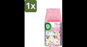 1 x Air Wick - Luchtverfrisser Navulling - Magnolia & Kersenbloesem - Automatische Spray - 250 ml - Luchtverfrisser - Geur - Geurverwijdering - Bloemige Geur - Frisheid