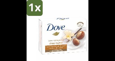 1 x Dove - Zeep - Purely Pampering - Sheaboter - Verzachtend en bloemig - 90 g - Zeep - Sheaboter - Hydratatie - Verzorging - Droge Huid