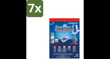 7 x Finish – Vaatwastabletten – Quantum Pro All-in-One – 125 Capsules - Vaatwastabletten - Professionele Vaatwasser - Korte Wascycli - Reinigingskracht - Hygiëne