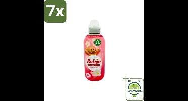 7 x Robijn – Wasverzachter – Jasmijn Bloesem – 650 ml - Grootverpakking - Wasverzachter Jasmijn Bloesem - Wasverzachter Voor Kleding - Jasmijn Geur Wasverzachter - Wasverzachter Voor Frisheid - Wasverzachter Voor Zachte Kleding