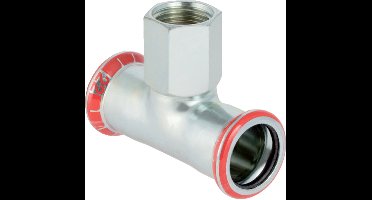 Geberit Mapress T stuk verzinkt verlopend bidr 54mm 2 54mm
