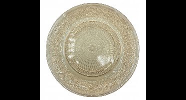 Decoratieve Glazen Ontbijtbord 20cm met Patroon