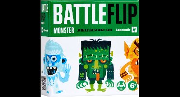BATTLEFLIP MONSTER - GERONIMO GAMES - Laboludic - kaartspel - puzzle - vanaf 6 jaar oud - van 1 tot 5 spelers