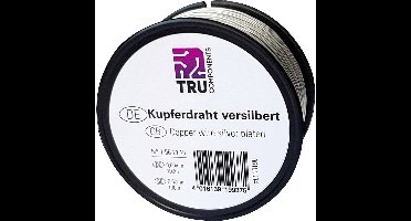 TRU COMPONENTS Koperdraad Buitendiameter (excl. isolatielak): 0.60 mm 40 m