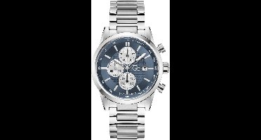Gc Gc Gallant Quartz Chronograaf Horloge Zilveren Toon Case: 100% Stainless Steel | Armband: 100% Stainless Steel 42 mm Z61005G7