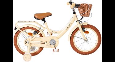 Volare Ashley Kinderfiets - Meisjes - 16 inch - Creme - Twee Handremmen