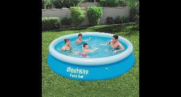 Bestway - Fast - Set - Zwembad - opblaasbaar - rond - 366x76 - cm - 57273