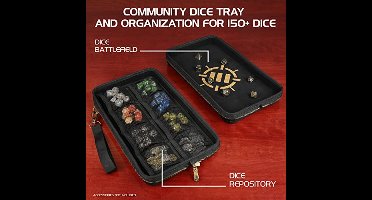 Enhance Gaming dobbelsteen organizer XL - Tabletop RPG dice tray multicolor.