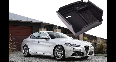 Nordivar - Opbergdoos Organiser Houder voor Middenconsole Armleuning Romeo Giulia 2017 2018 2019