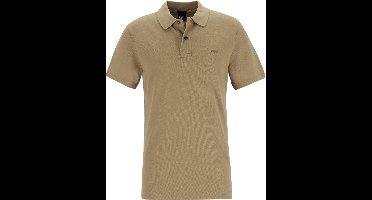 BOSS Pallas regular fit polo - pique - donker beige