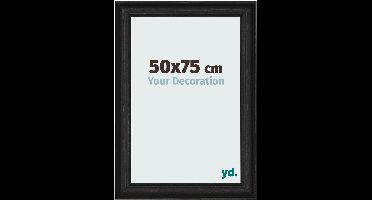 Your Decoration - Fotolijst 50x75 cm - MDF - Zwart Houtnerf - Lazio