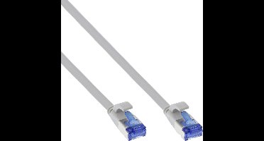 UFTP CAT6a flexibele platte netwerkkabel | TPE LSZH | grijs | 10 meter